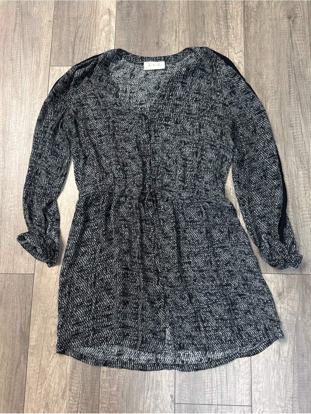 A.L.C. Silk Long Sleeve Dress